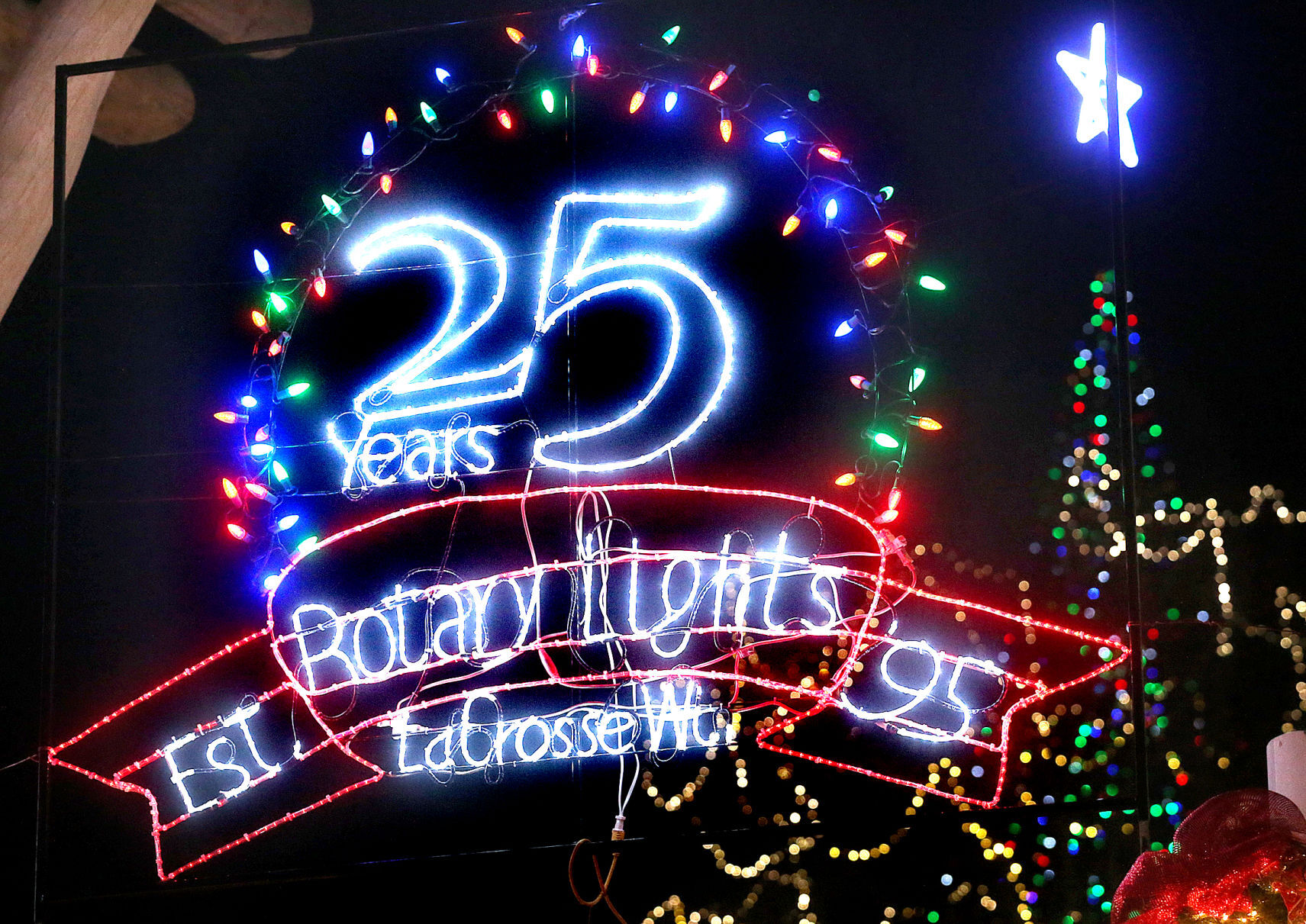 2019 Rotary Lights display in Riverside Park